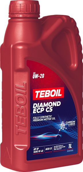 Синтетическое моторное масло TEBOIL DIAMOND ECP C5 0W-20